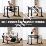 Sunkiai apkraunamas „Dip“ stovas su reguliuojamu aukščiu – 363 kg | Lygiagrečių treniruoklis namams ir sporto salei - Image 4