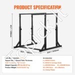 Sunkiai apkraunamas „Dip“ stovas su reguliuojamu aukščiu – 363 kg | Lygiagrečių treniruoklis namams ir sporto salei - Image 3