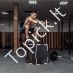 3-in-1 šuolių dėžė – 40,6 / 35,5 / 30,5 cm | Reguliuojamo aukščio plyometrinė dėžė treniruotėms namuose - Image 2