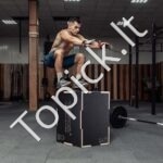 3-in-1 Plyometrinė šuolių dėžė – 76,2 cm / 60,9 cm / 50,8 cm - Image 2