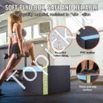 Minkšta 3-in-1 šuolių dėžė – 76 / 61 / 51 cm | Neslystanti plyometrinė dėžė treniruotėms namuose - Image 6