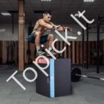 Minkšta 3-in-1 šuolių dėžė – 76 / 61 / 51 cm | Neslystanti plyometrinė dėžė treniruotėms namuose - Image 2