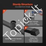 Mobilus hantelių stovas su ratukais – 136 kg talpa, kompaktiškas ir patogus laikymas - Image 5