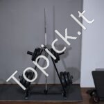 Mobilus hantelių stovas su ratukais – 136 kg talpa, kompaktiškas ir patogus laikymas - Image 2