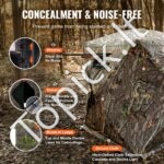 270° permatoma medžioklės palapinė – 148 × 148 × 170 cm - Image 2