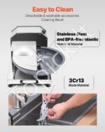 Virtuvinis daržovių smulkintuvas – 3000 aps./min - Image 6