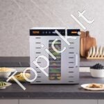 1000 W maisto džiovintuvas, 10 padėklų, 30–90 °C, laikmatis iki 48 val. - Image 2
