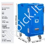 Izoliuotas maisto transportavimo konteineris – 120 L - Image 6