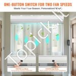 Durų oro užuolaida 150 cm, 2547 m³/h, 2 greičiai – tylus veikimas, energijos taupymas, apsauga nuo dulkių ir vabzdžių - Image 6