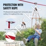 20 m Zipline rinkinys vaikams ir suaugusiems – iki 227 kg - Image 3