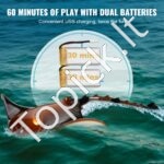 Nuotolinio valdymo manta žuvis – 2,4 GHz RC laivas vaikams nuo 6 metų - Image 4