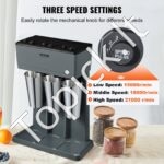 Profesionalus pieno kokteilių plaktuvas – 1125 W, 820 ml, 3 greičiai - Image 5