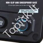 Profesionalus pieno kokteilių plaktuvas – 1125 W, 820 ml, 3 greičiai - Image 6