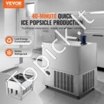 Komercinis ledų gaminimo aparatas - 4 formų rinkinys, 120 vnt., nerūdijančio plieno - Image 8