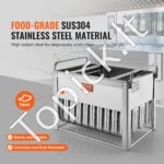 Komercinės ledų formelės - 40 vnt., nerūdijančio plieno, su laikikliu ir 50 lazdelių - Image 7