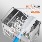 Komercinės ledų formelės - 40 vnt., nerūdijančio plieno, su laikikliu ir 50 lazdelių - Image 4