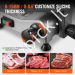 Komercinis elektrinis mėsos pjaustytuvas – 340 W - Image 2