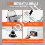 Komercinis elektrinis mėsos pjaustytuvas – 340 W - Image 5