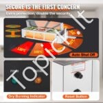 Maisto šildytuvas, 3 x (530 x 325 mm), stiklo apsauga. - Image 6