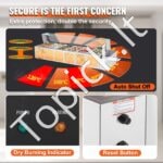 Maisto šildytuvas, 6 x (325 x 176 mm), stiklo apsauga. - Image 6