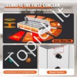 Maisto šildytuvas su 9325×176 mm konteineriais, su stiklo apsauga - Image 6