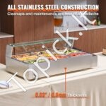 Maisto šildytuvas su 9325×176 mm konteineriais, su stiklo apsauga - Image 5