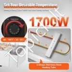 Maisto šildytuvas, 5 x (530 x 325 mm), stiklo apsauga. - Image 7