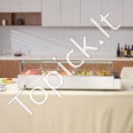 Maisto šildytuvas, 5 x (530 x 325 mm), stiklo apsauga. - Image 2