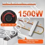 Maisto šildytuvas, 6 x (530 x 325 mm), stiklo apsauga. - Image 7