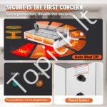 Maisto šildytuvas, 6 x (530 x 325 mm), stiklo apsauga. - Image 6