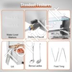 Maisto šildytuvas, 6 x (530 x 325 mm), stiklo apsauga. - Image 4