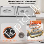 Maisto šildytuvas, 16,5 L, 3× (325 x 176 mm), sidabrinis. - Image 7