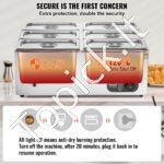 Elektrinis maisto šildytuvas / Buffet šildymo indų rinkinys 1500W - Image 3