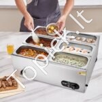 Elektrinis maisto šildytuvas / Buffet šildymo indų rinkinys 1500W - Image 7