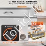 Komercinis elektrinis maisto šildytuvas | 1x18L - Image 2