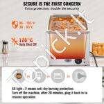 Maisto šildytuvas, 18L, 1200 W, 1× (530 x 325 mm), nerūdijančio plieno. - Image 6