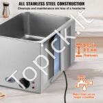 Maisto šildytuvas, 18L, 1200 W, 1× (530 x 325 mm), nerūdijančio plieno. - Image 5