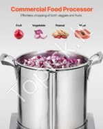 Profesionali virtuvinė daržovių smulkintuvo mašina – 10 l - Image 2