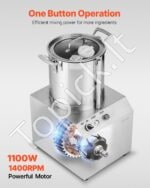 Profesionali virtuvinė daržovių smulkintuvo mašina – 10 l - Image 4