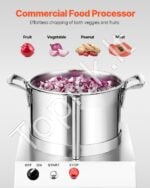 6 L Daržovių Smulkintuvas / Virtuvinis Maišytuvas - Profesionaliam Naudojimui - Image 2