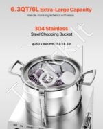 6 L Daržovių Smulkintuvas / Virtuvinis Maišytuvas - Profesionaliam Naudojimui - Image 3