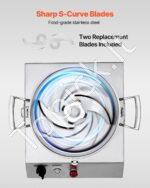 6 L Daržovių Smulkintuvas / Virtuvinis Maišytuvas - Profesionaliam Naudojimui - Image 5