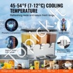 Komercinis gėrimų dozatorius 3 x 18 L (54 L) 360W - Image 2