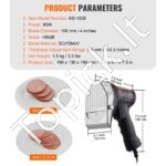 Elektrinis kebabo mėsos pjaustytuvas 80 W - Image 6