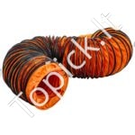 Lanksti PVC oro žarna 7,6 m, Ø 255 mm – pramoninis ortakis šildymui ir ventiliacijai - Image 3