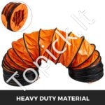 Lanksti PVC oro žarna 7,6 m, Ø 255 mm – pramoninis ortakis šildymui ir ventiliacijai - Image 11