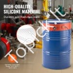 208 l metalinio statinės šildytuvas su 1200 W galia ir reguliuojama 30–150 °C temperatūra - Image 4