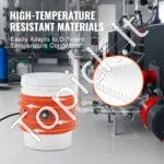 19 l metalinės statinės šildytuvas su 800 W galia ir reguliuojama 30–150 °C - Image 2
