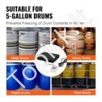 19l metalinės statinės šildytuvas 250 W su reguliuojamu termostatu - Image 9