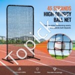 I formos apsauginis tinklas beisbolo ir softbolo treniruotėms – 122 x 91 x 213 cm - Image 2